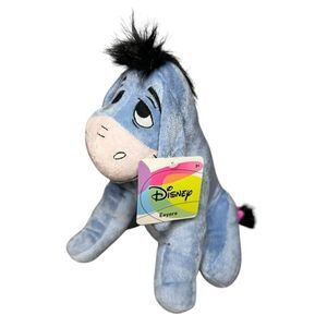 Disney Winnie the Pooh Eeyore Plush Toy 10” NEW